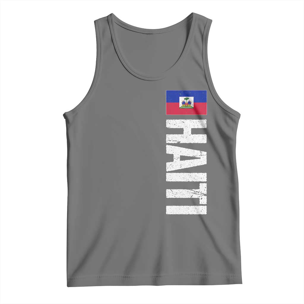 Vintage Haitian Flag Tank Top Proud Haitienne Haiti Independence 1804