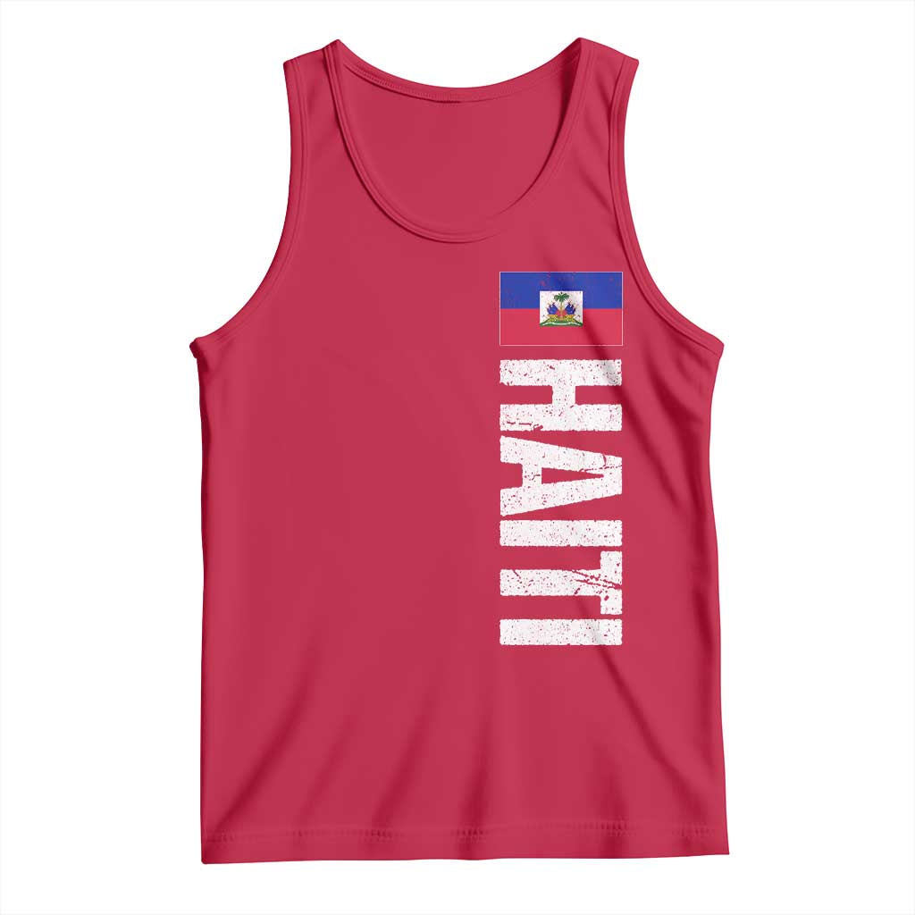 Vintage Haitian Flag Tank Top Proud Haitienne Haiti Independence 1804