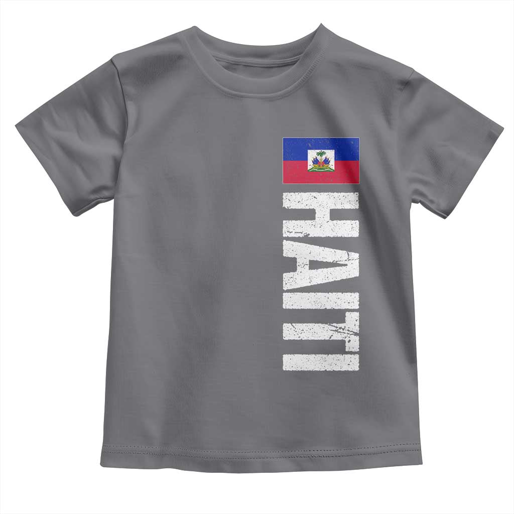 Vintage Haitian Flag Toddler T Shirt Proud Haitienne Haiti Independence 1804