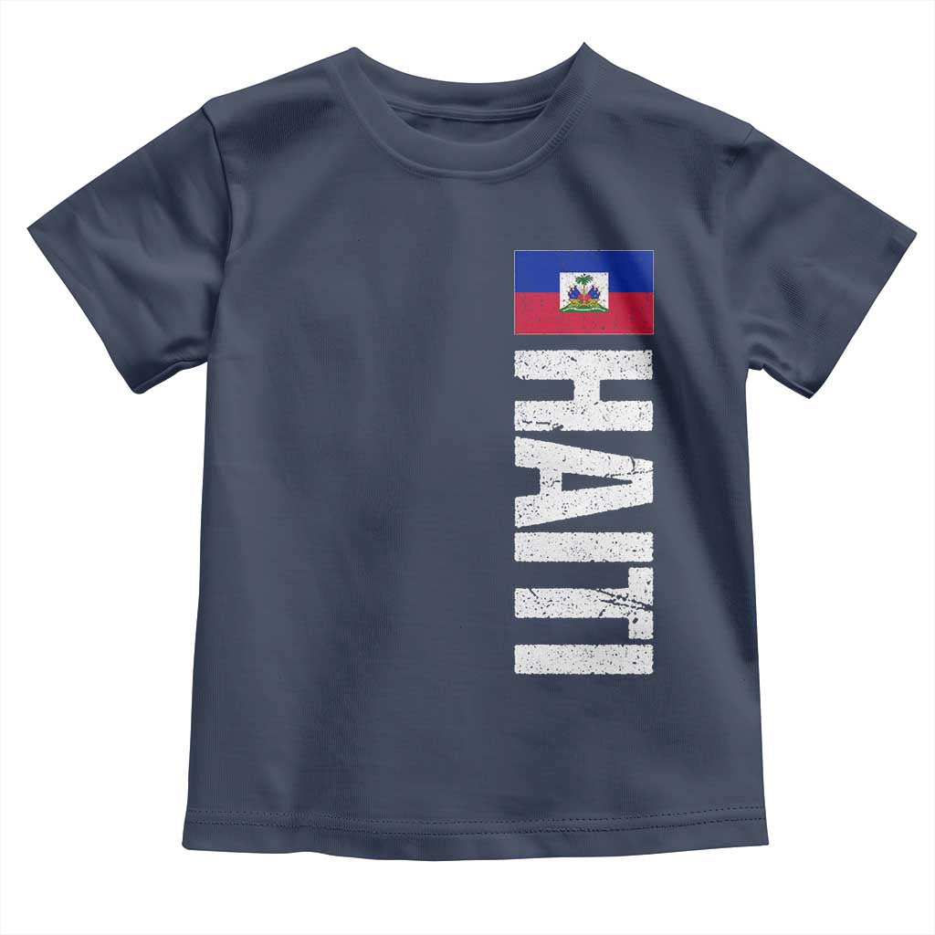 Vintage Haitian Flag Toddler T Shirt Proud Haitienne Haiti Independence 1804