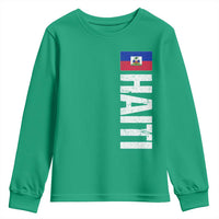 Vintage Haitian Flag Youth Sweatshirt Proud Haitienne Haiti Independence 1804