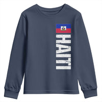 Vintage Haitian Flag Youth Sweatshirt Proud Haitienne Haiti Independence 1804
