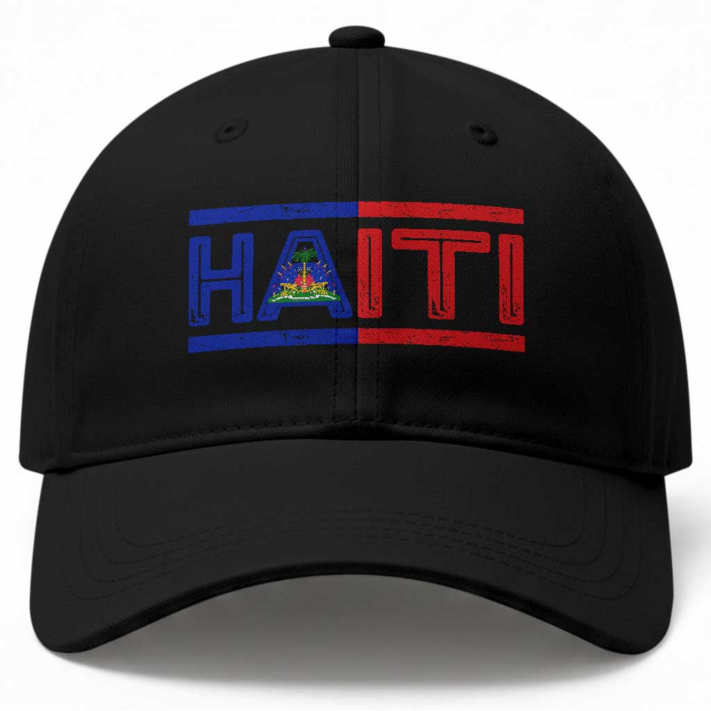 Haiti Flag Baseball Cap Vintage Haitian Pride Ayiti Roots