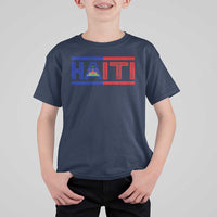 Haiti Flag T Shirt For Kid Vintage Haitian Pride Ayiti Roots