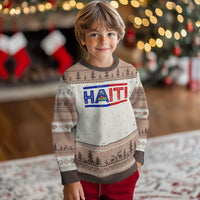 Haiti Flag Ugly Christmas Sweater Vintage Haitian Pride Ayiti Roots
