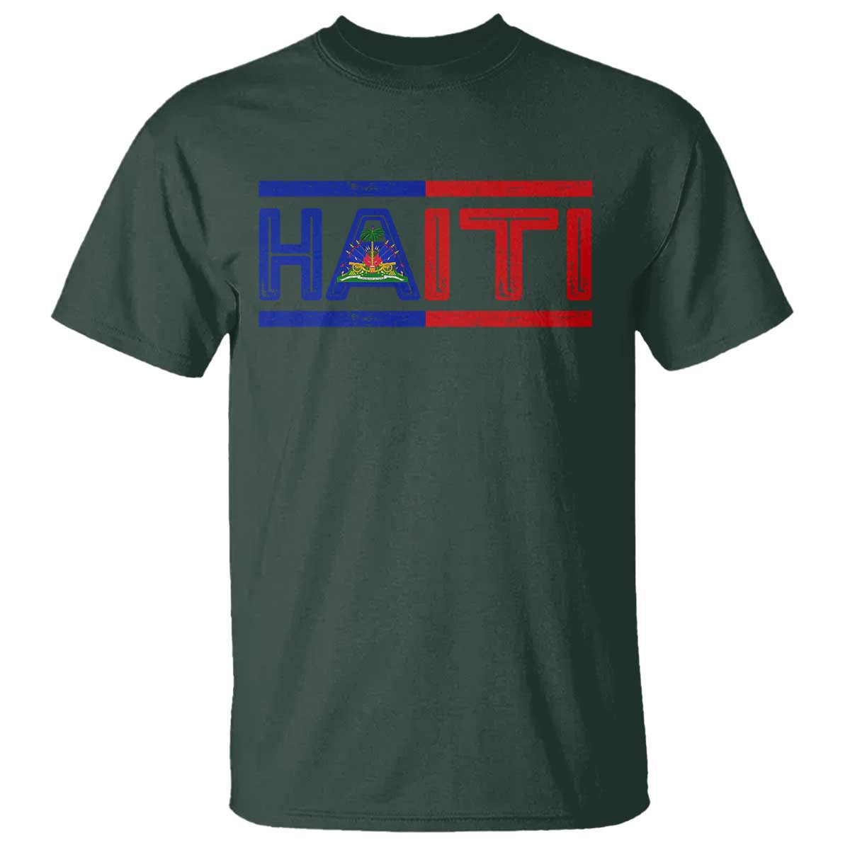 Haiti Flag T Shirt Vintage Haitian Pride Ayiti Roots
