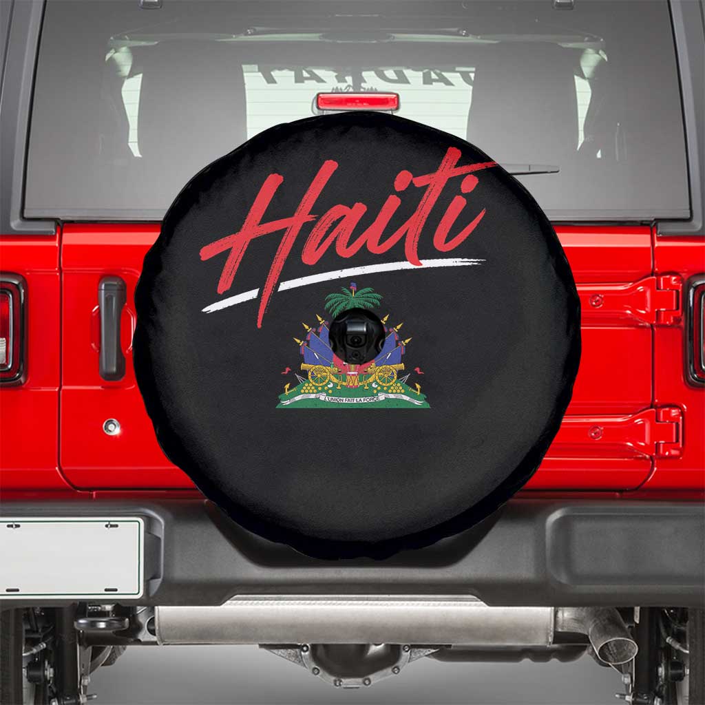 Retro Haiti Spare Tire Cover Haitian Gift Ayiti Roots