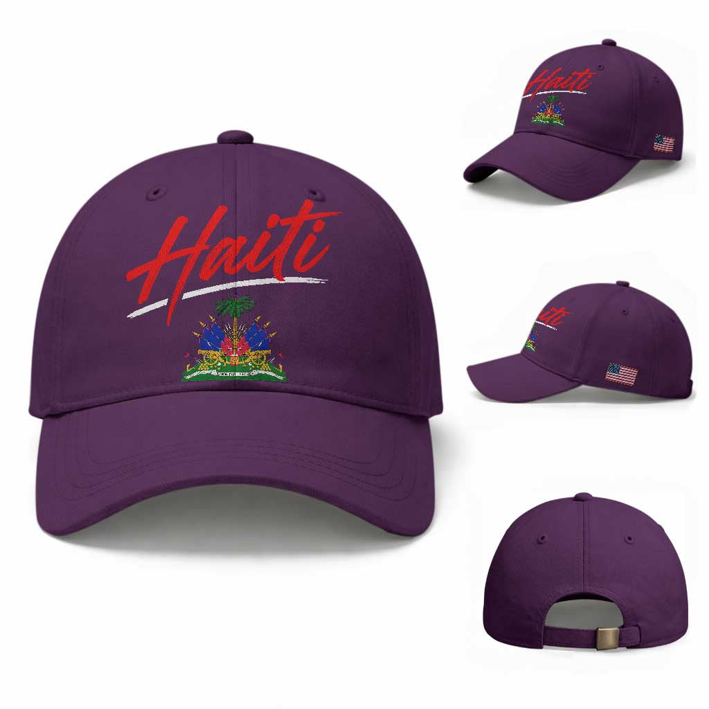 Retro Haiti Baseball Cap Haitian Gift Ayiti Roots