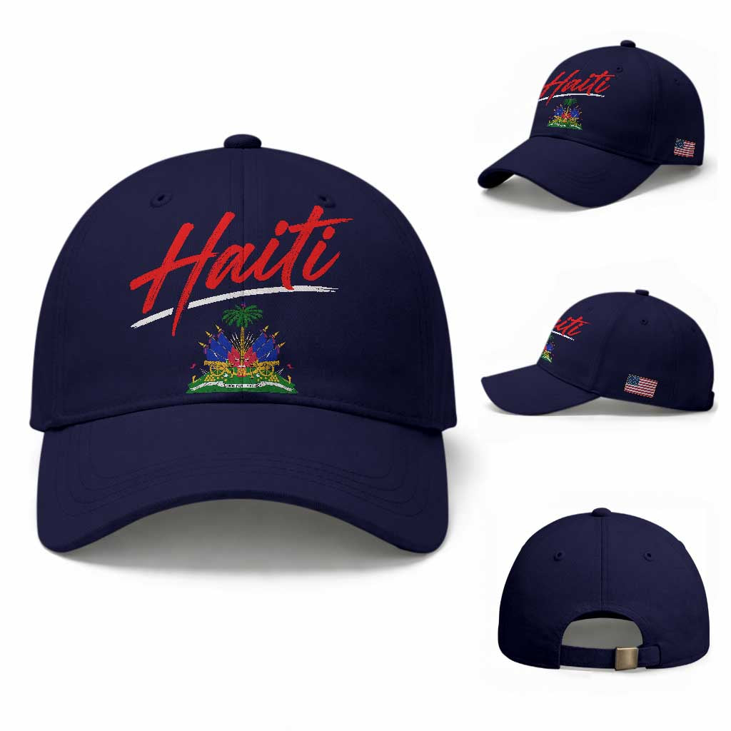 Retro Haiti Baseball Cap Haitian Gift Ayiti Roots