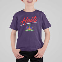 Retro Haiti T Shirt For Kid Haitian Gift Ayiti Roots