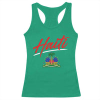 Retro Haiti Racerback Tank Top Haitian Gift Ayiti Roots
