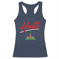 Retro Haiti Racerback Tank Top Haitian Gift Ayiti Roots