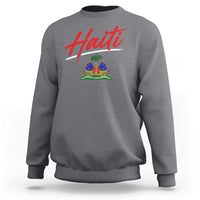 Retro Haiti Sweatshirt Haitian Gift Ayiti Roots