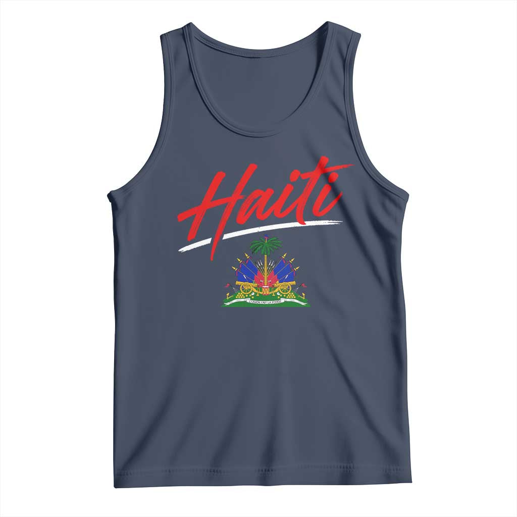 Retro Haiti Tank Top Haitian Gift Ayiti Roots