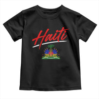 Retro Haiti Toddler T Shirt Haitian Gift Ayiti Roots