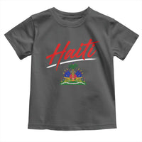 Retro Haiti Toddler T Shirt Haitian Gift Ayiti Roots