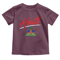 Retro Haiti Toddler T Shirt Haitian Gift Ayiti Roots