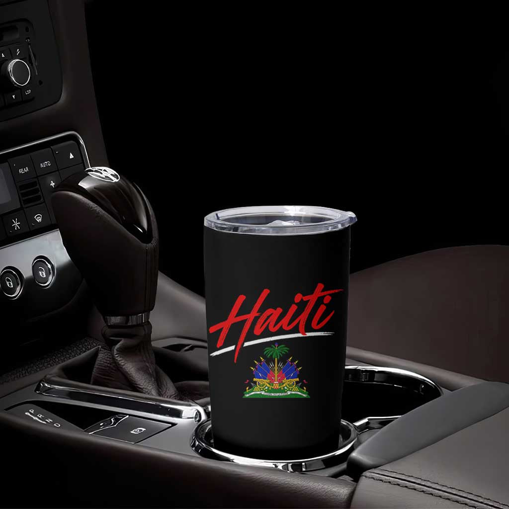 Retro Haiti Tumbler Cup Haitian Gift Ayiti Roots