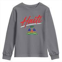 Retro Haiti Youth Sweatshirt Haitian Gift Ayiti Roots