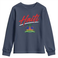 Retro Haiti Youth Sweatshirt Haitian Gift Ayiti Roots