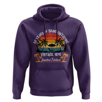 Vintage 50th Birthday Hoodie Retro 1976 Limited Edition 50 Year Old