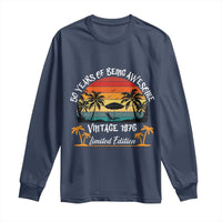 Vintage 50th Birthday Long Sleeve Shirt Retro 1976 Limited Edition 50 Year Old