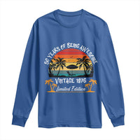 Vintage 50th Birthday Long Sleeve Shirt Retro 1976 Limited Edition 50 Year Old