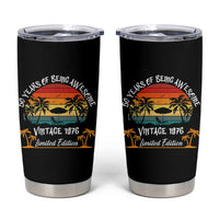 Vintage 50th Birthday Tumbler Cup Retro 1976 Limited Edition 50 Year Old