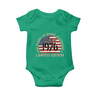 50th Birthday Baby Onesie Vintage 1976 50 Year Old Birthday USA Flag