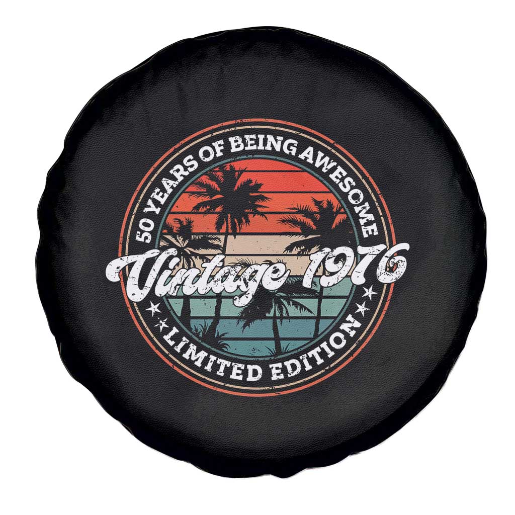 50th Birthday Gifts Spare Tire Cover Vintage 1976 50 Year Old Birthday