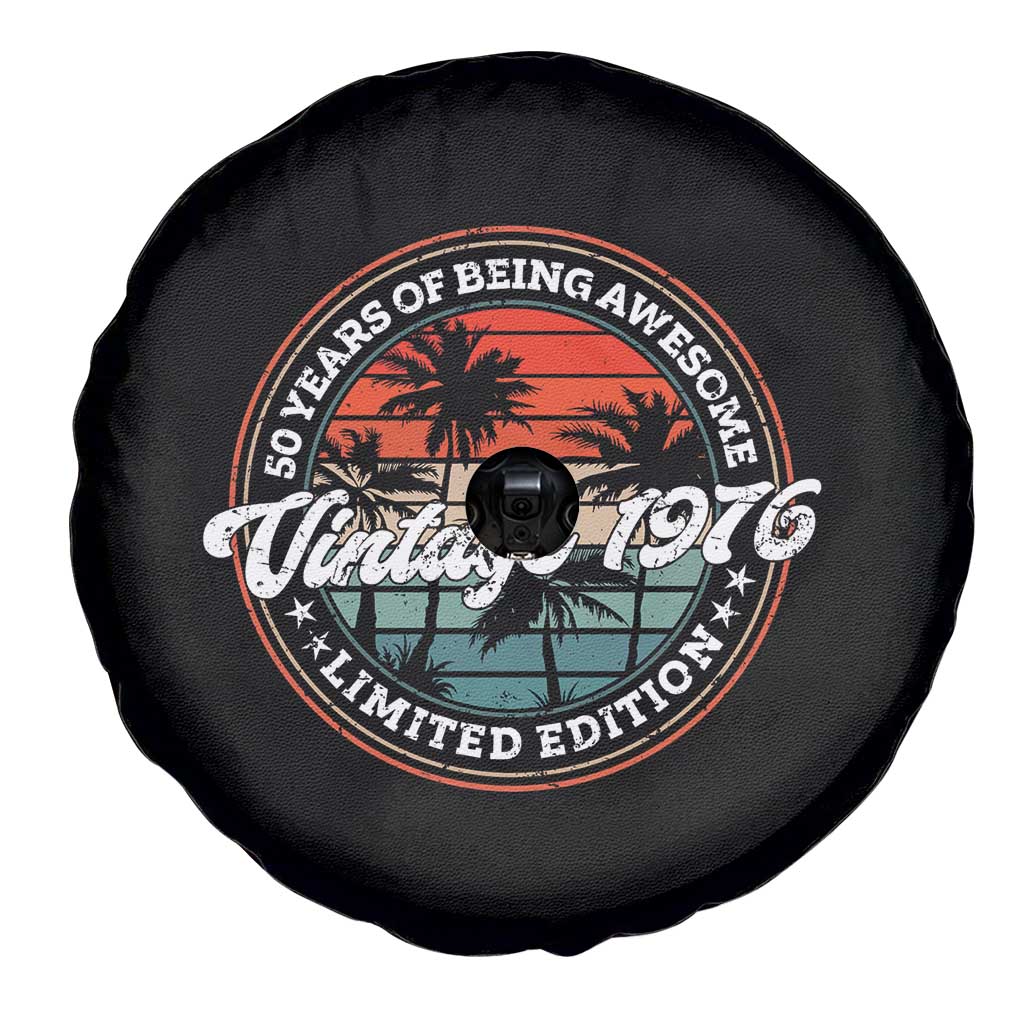 50th Birthday Gifts Spare Tire Cover Vintage 1976 50 Year Old Birthday