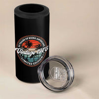 50th Birthday Gifts 4 in 1 Can Cooler Tumbler Vintage 1976 50 Year Old Birthday