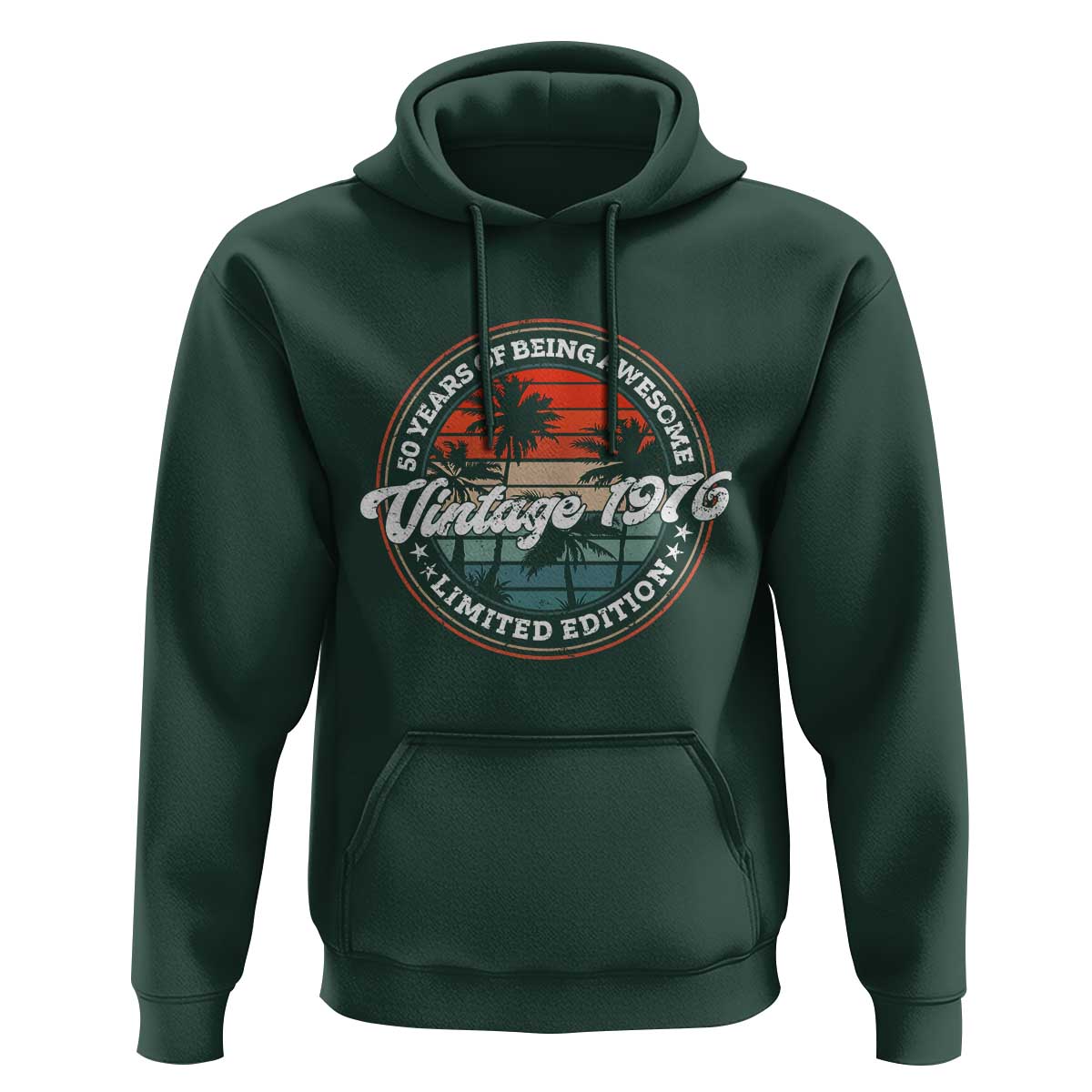 50th Birthday Gifts Hoodie Vintage 1976 50 Year Old Birthday