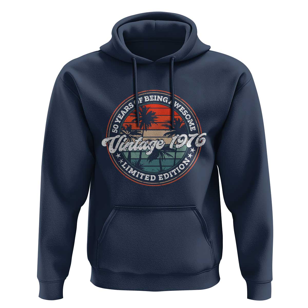 50th Birthday Gifts Hoodie Vintage 1976 50 Year Old Birthday