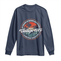 50th Birthday Gifts Long Sleeve Shirt Vintage 1976 50 Year Old Birthday