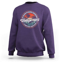 50th Birthday Gifts Sweatshirt Vintage 1976 50 Year Old Birthday