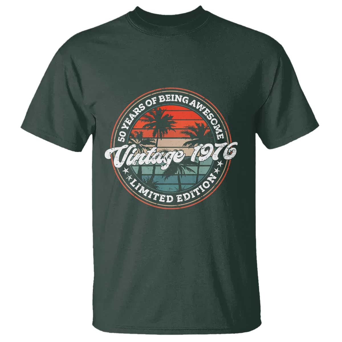 50th Birthday Gifts T Shirt Vintage 1976 50 Year Old Birthday