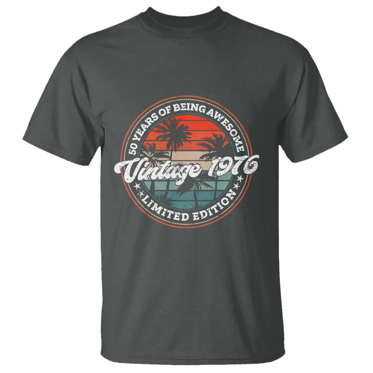50th Birthday Gifts T Shirt Vintage 1976 50 Year Old Birthday
