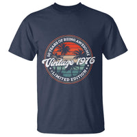 50th Birthday Gifts T Shirt Vintage 1976 50 Year Old Birthday