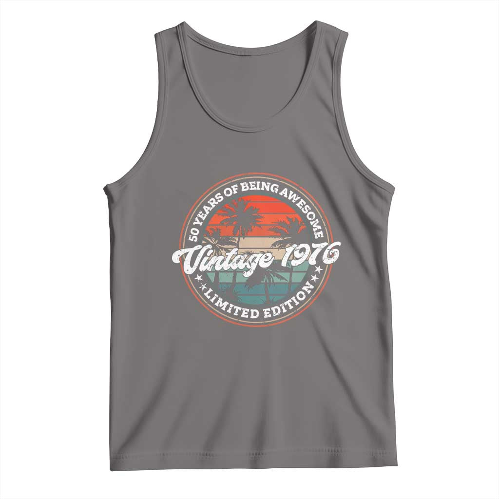 50th Birthday Gifts Tank Top Vintage 1976 50 Year Old Birthday