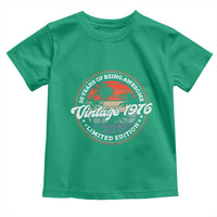 50th Birthday Gifts Toddler T Shirt Vintage 1976 50 Year Old Birthday