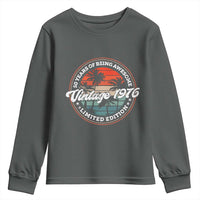 50th Birthday Gifts Youth Sweatshirt Vintage 1976 50 Year Old Birthday