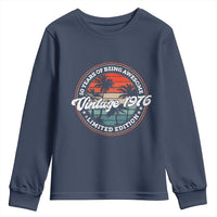 50th Birthday Gifts Youth Sweatshirt Vintage 1976 50 Year Old Birthday