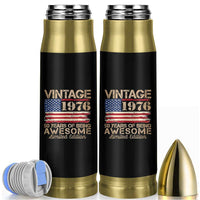 Vintage 1976 Birthday Bullet Tumbler 50 Years Of Being Awesome USA Flag