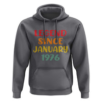 Legend Since January 1976 Hoodie Vintage Retro 50th Birthday Gifts 50 Years Old