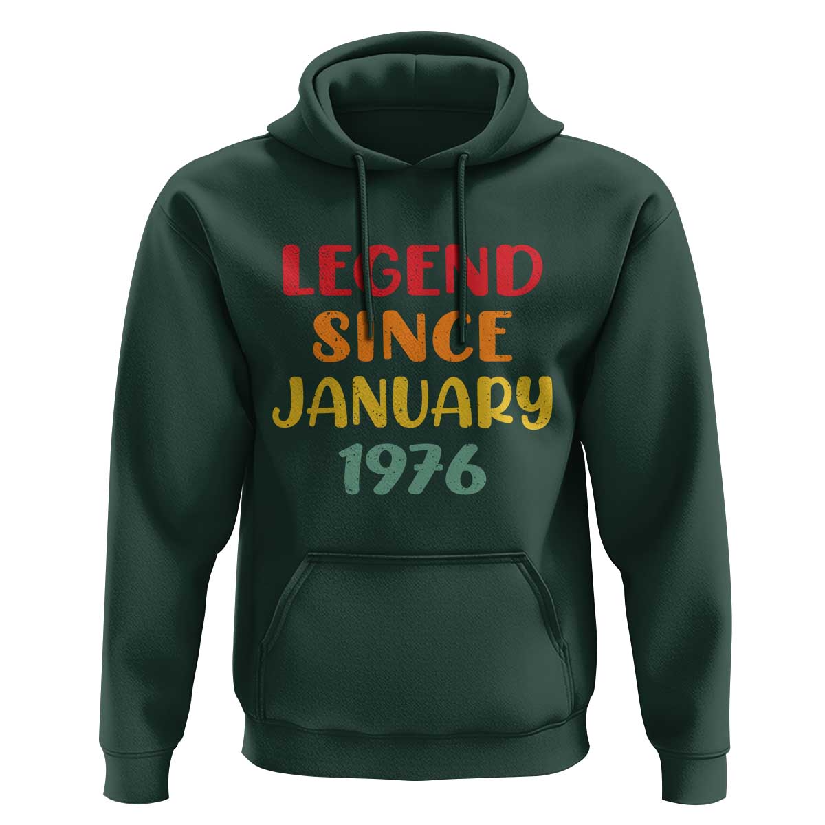Legend Since January 1976 Hoodie Vintage Retro 50th Birthday Gifts 50 Years Old