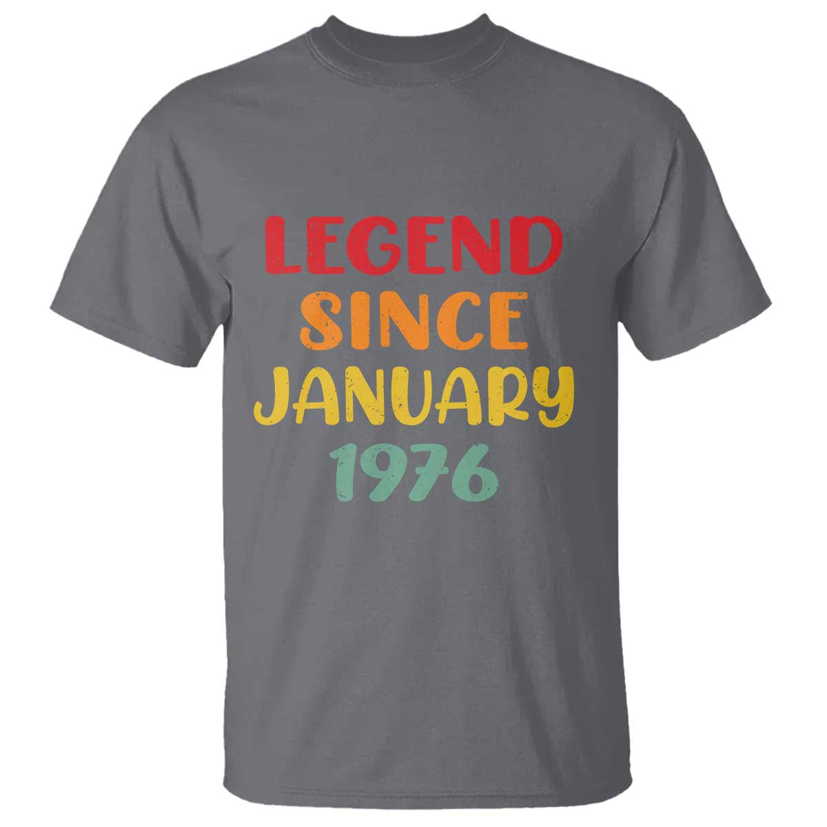 Legend Since January 1976 T Shirt Vintage Retro 50th Birthday Gifts 50 Years Old