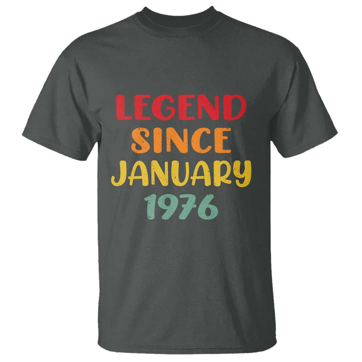 Legend Since January 1976 T Shirt Vintage Retro 50th Birthday Gifts 50 Years Old