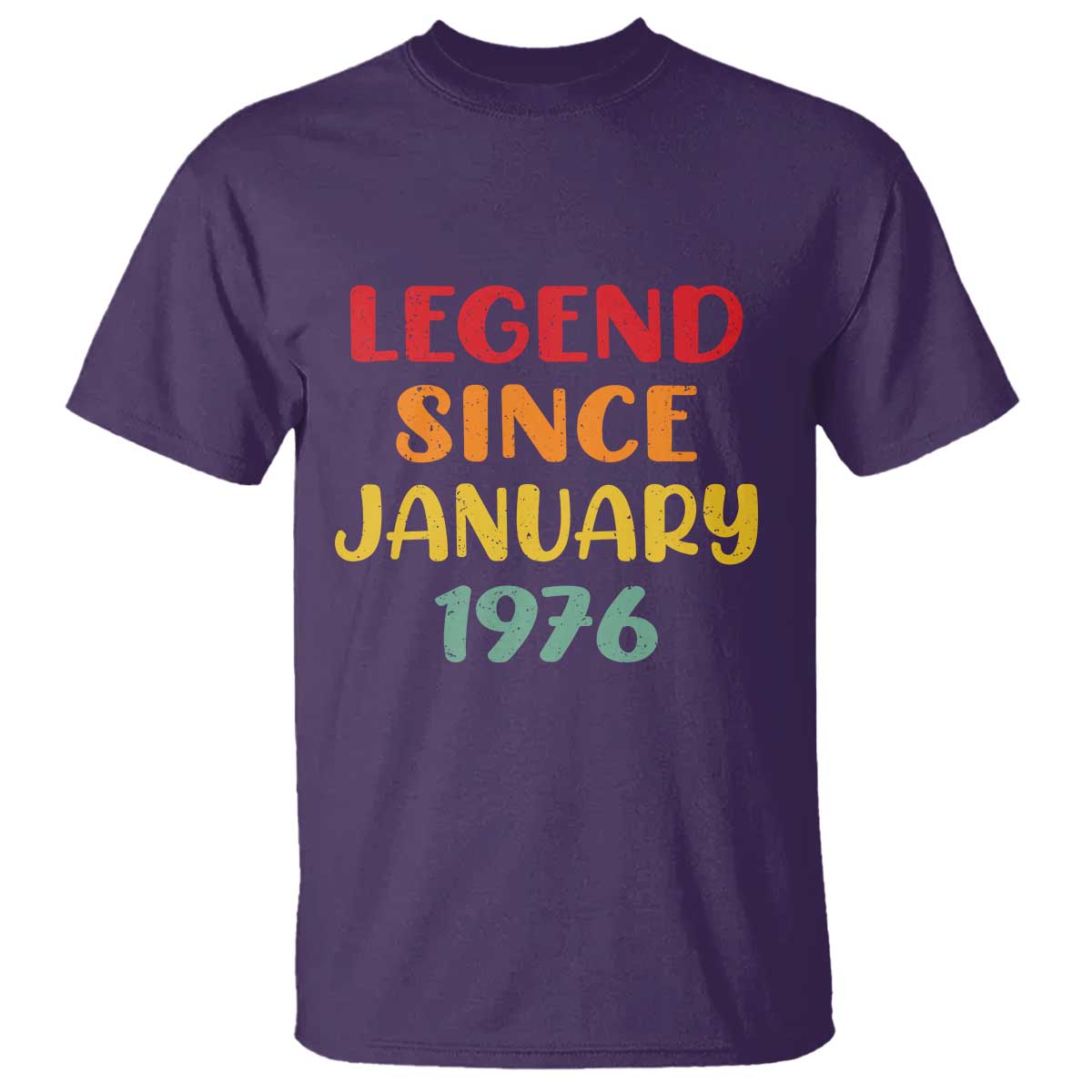 Legend Since January 1976 T Shirt Vintage Retro 50th Birthday Gifts 50 Years Old