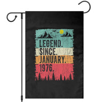 Vintage 1976 Birthday Garden Flag Retro 50th Birthday Gifts 50 Years Old